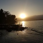 sol se pondo em uma Maré Seca - A Toca da Garoupa - Prainha Branca