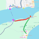 Mapa Localização A Toca da Garoupa - Prainha Branca